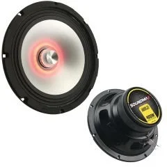 OTO MİDRANGE 20CM 400W 1 ADET KIRMIZI LEDLİ SOUNDMAX SX-M8LDR