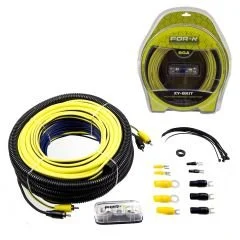 FOR-X XY-8KIT OTO ANFİ KABLO SETİ 8GA BAKIR VAKUMLU