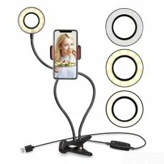 PM-2577 AKROBATİK IŞIKLI YOUTUBERLAR İÇİN TELEFON TUTACAĞI PowerMaster