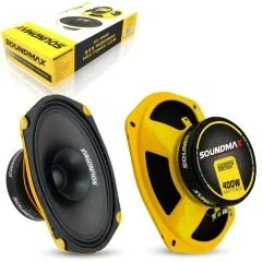 SOUNDMAX SX-M69F Oto Midrange Oval 6X9 İnç 400 Watt 2 Adet