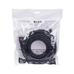 Kablo S-Link SL-HDM4K10 19+1 V2.0 4K 60Hz 10 Metre Hdmi