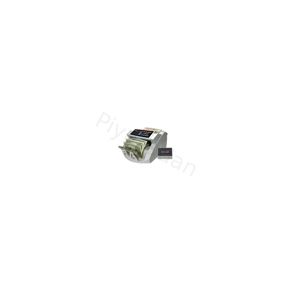 PM-25068 TRY-EUR-USD SESLİ KARIŞIK VE ADET PARA SAYMA MAKİNESİ HARİCİ EKRANLI 80W 60DB AC100-240V