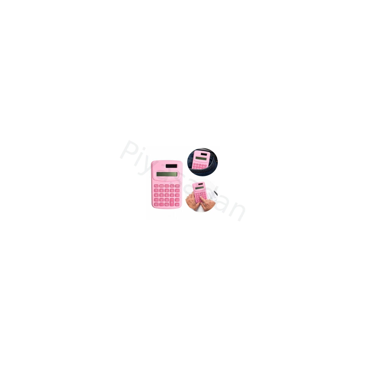 PM-25421 PEMBE MINI HESAP MAKİNESİ