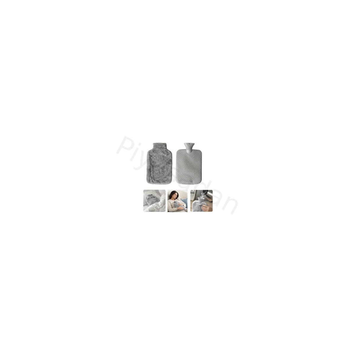 SUNUP SN-29910 PELUŞ KILIFLI YUMUŞAK DOKULU 30 CM 2000 ML KAPASİTELİ SICAK SU TORBASI