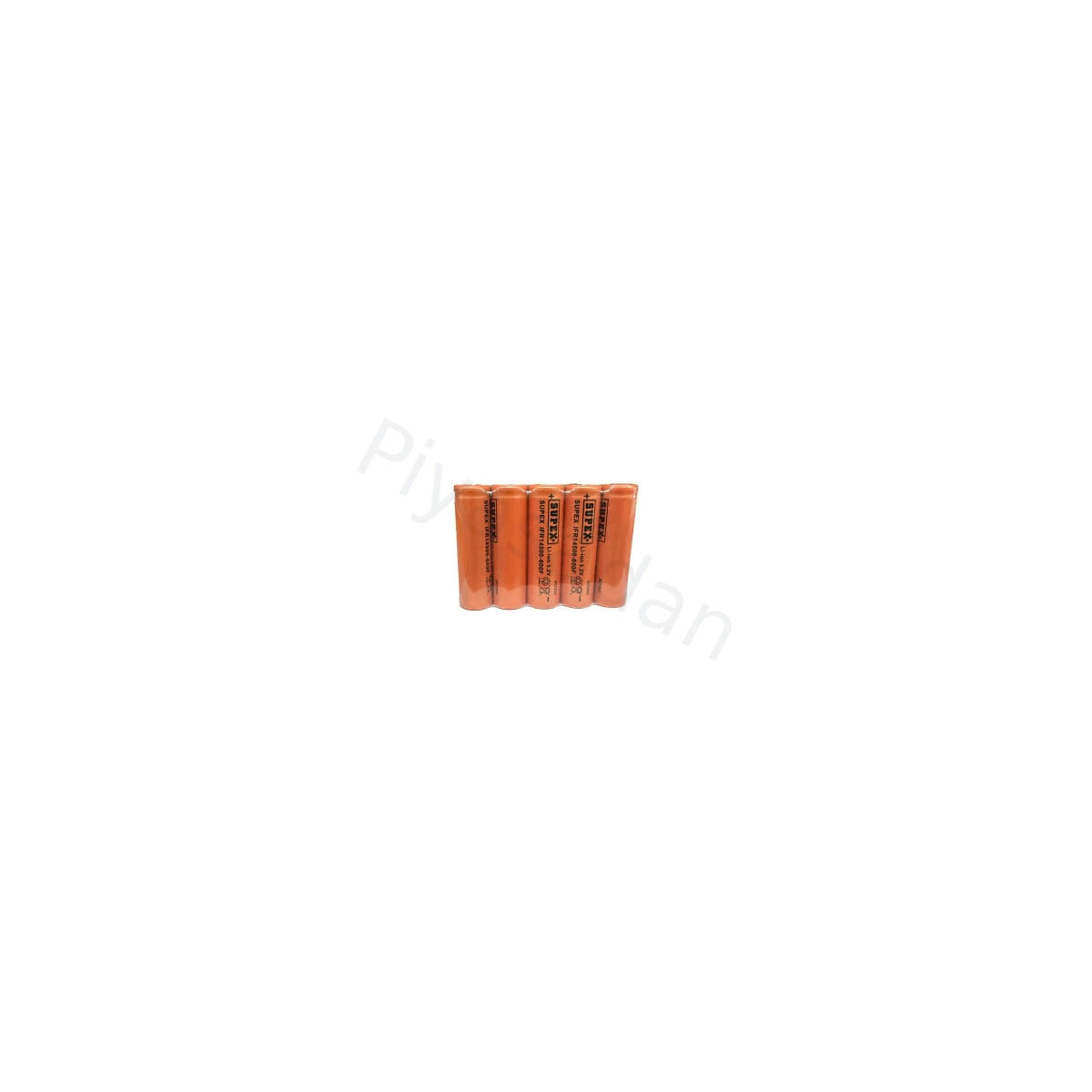 Supex IFR14500-600F 3.2V 600mAh Li-Ion Düz Kafa Pil 1adet