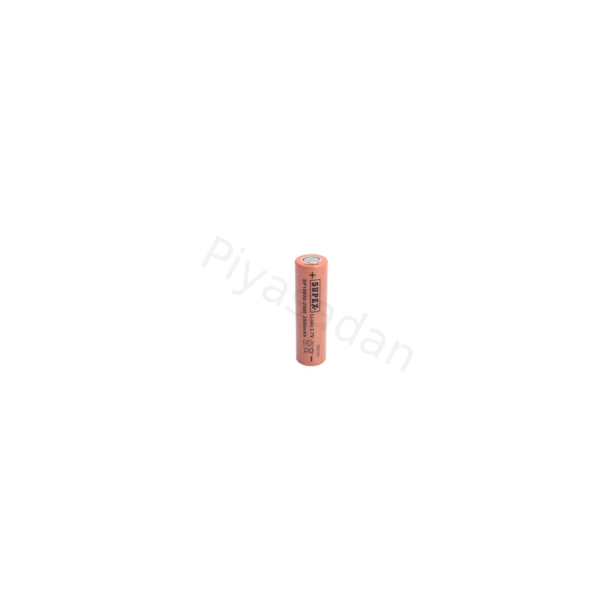 Pil Supex 18650-2500 3.7v 2500 Mah Düz Kafa Li-Ion