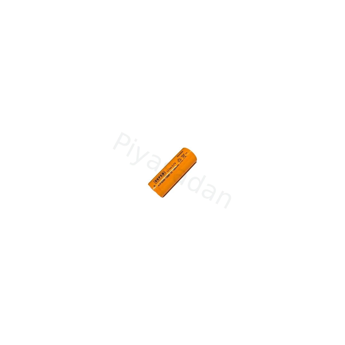 Supex ICR18500 3.7V 1500MAH Li-Ion Şarjlı Pil 3c Deşarj Akımı